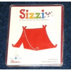 Pre-Owned Sizzix Originals Tent Die Cutter Red #38-0169