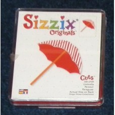 Pre-Owned Sizzix Originals Umbrella Die Cutter Red #38-0191